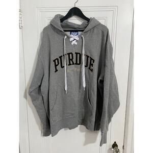 Purdue Boilermakers Stitched College Hoodie Size XL